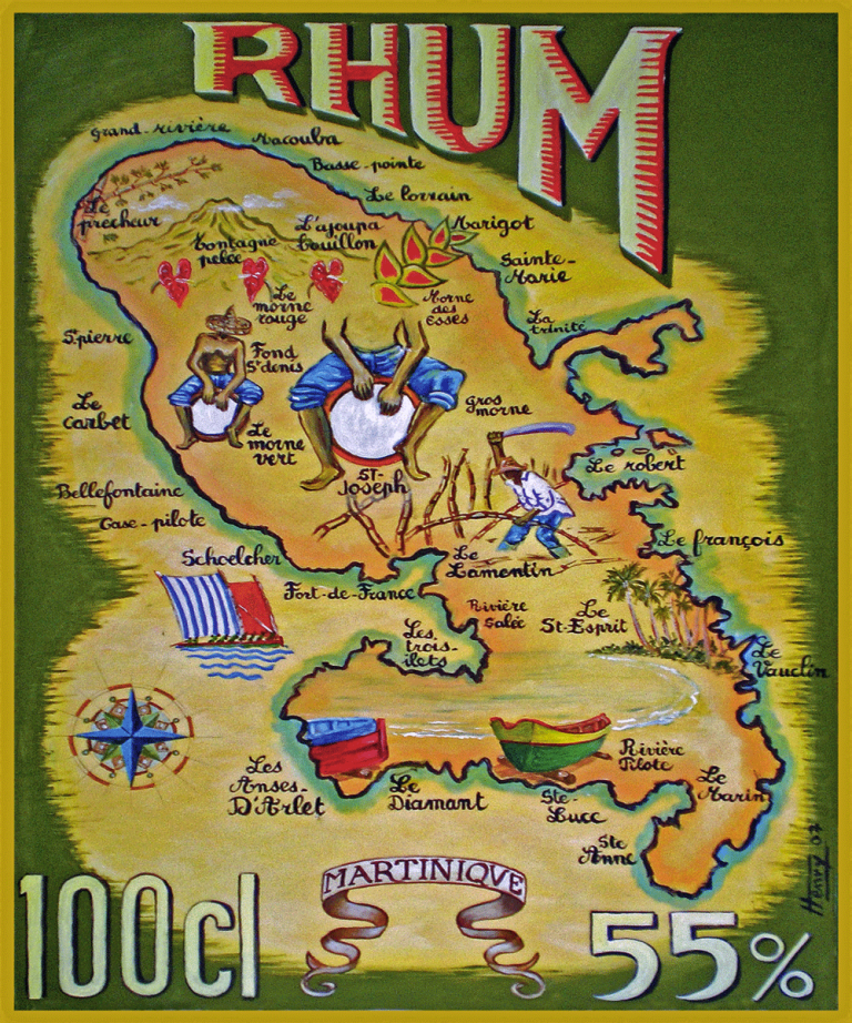 ETIQUETTE-CARTE-RHUM--Acrylique-sur-toile-50-cm-x-60cm