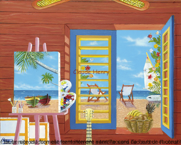 LA-MAISON-DU-PEINTRE-Acrylique-sur-tiole-60cm-x-50cm-