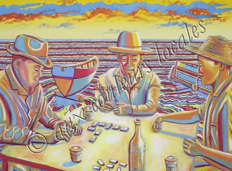 de domino au crépuscule