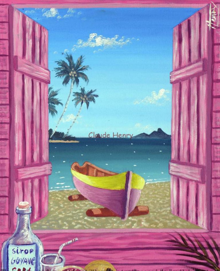 Sirop de goyave n°2 
Acrylique sur toile
Dim : 70cmx50cm